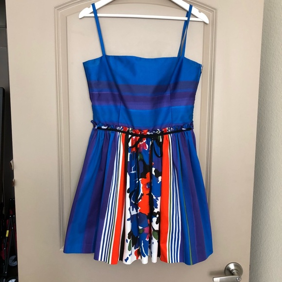 RED Valentino Floral Fit & Flare Dress - Picture 3 of 8